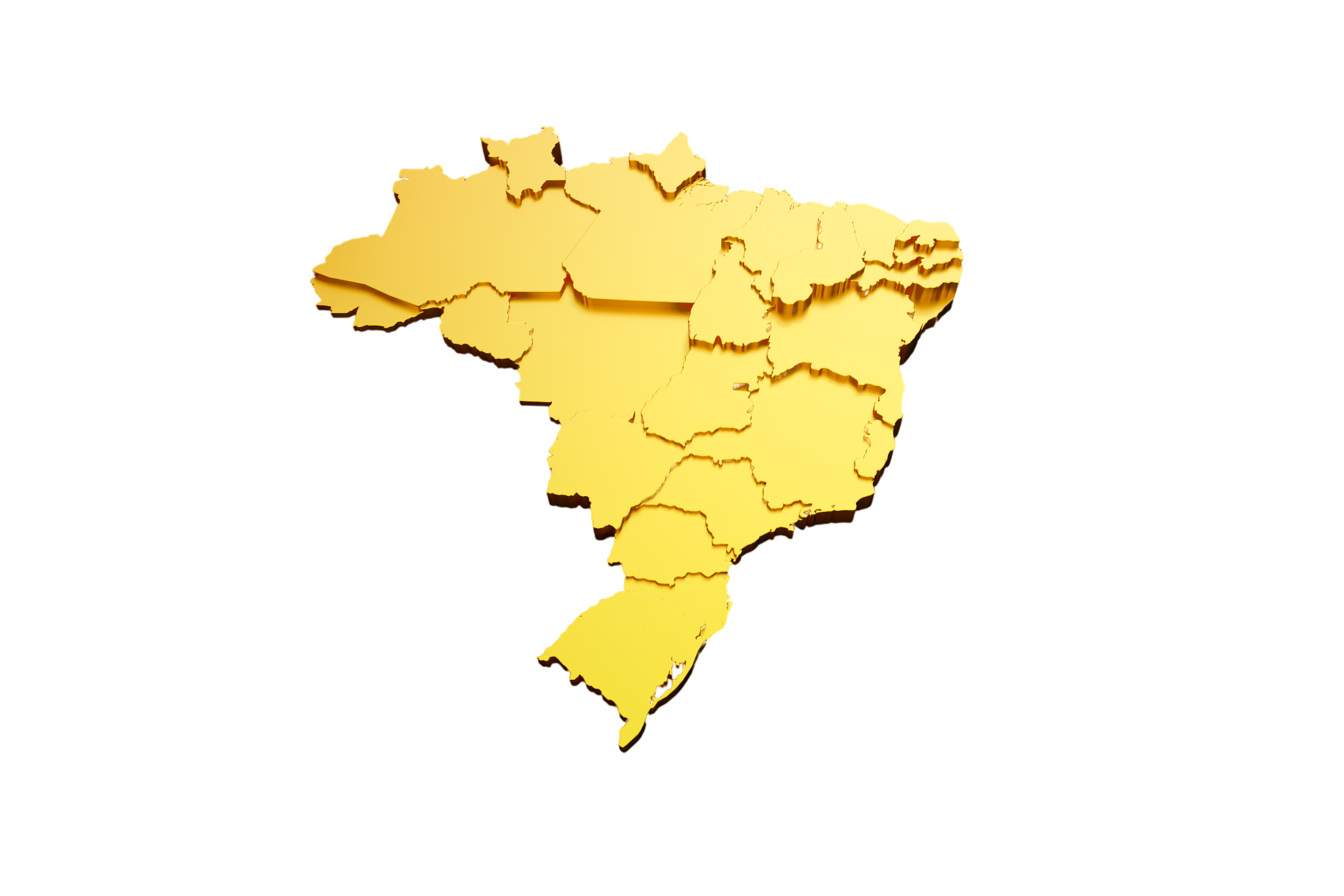 Mapa do Brasil - Atendimento Previdenciário Nacional